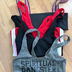 Spiritual gangster sport bras